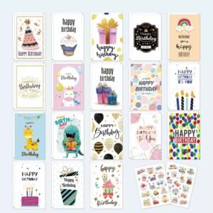 sheet birthday card set