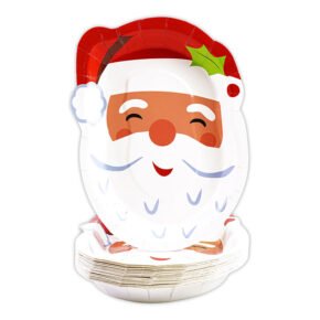 24 pcs of Santa Claus 1 (6) Christmas Paper Plate