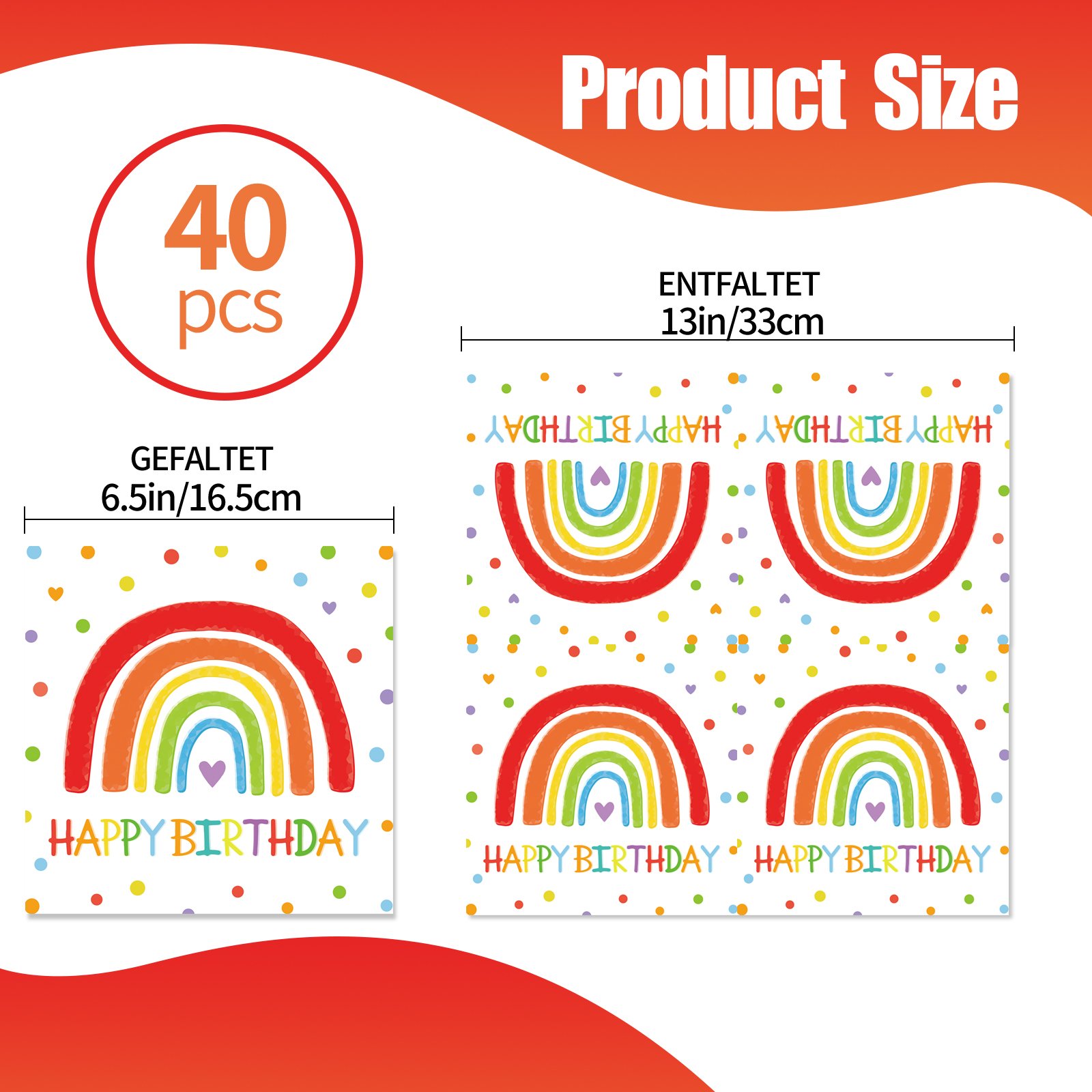 rainbow polka dot-napkin