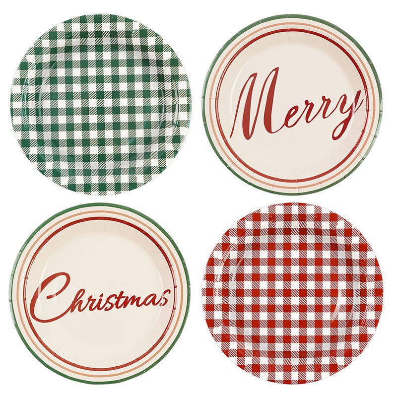 Christmas Holiday Paper Plates