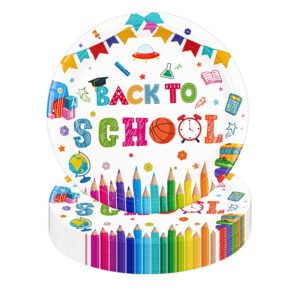 50 Back to School 7-inch Paper Plates 1 (1) School Themed Paper Plates