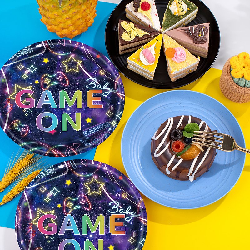 eon Game Paper Plates