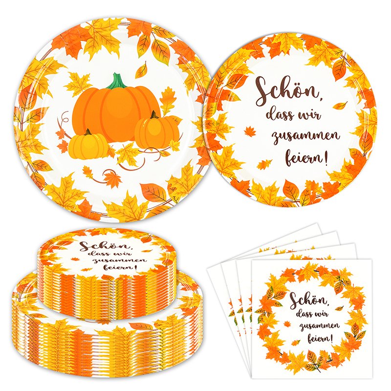 Autumn Paper Plates