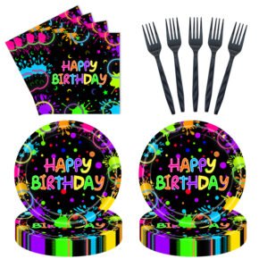 Happy Birthday Paper Plates Wholesale – Colorful Party Plates & Tableware Set