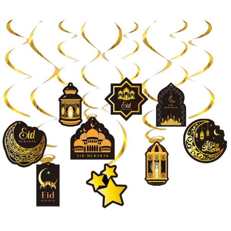 Eid Mubarak Hanging Ornaments Set