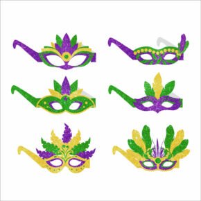 Brazilian Carnival MARDI Glasses (3) MARDI GRAS Glasses