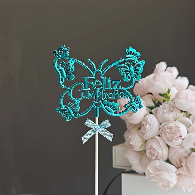 Butterfly Birthday in Spanish