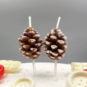Pine Cone Candles
