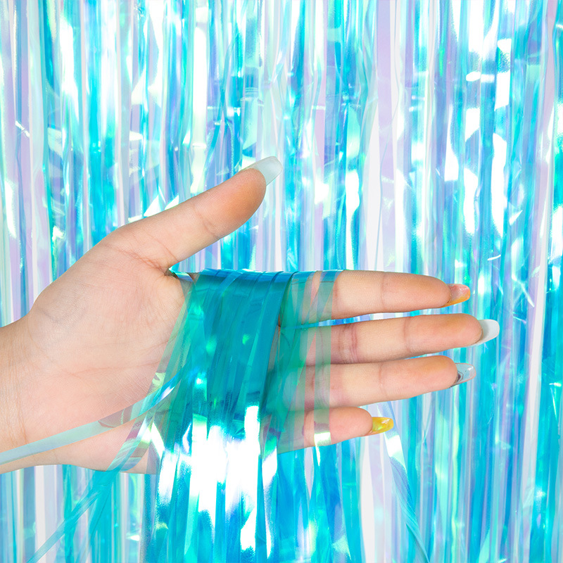 colorful rain curtain