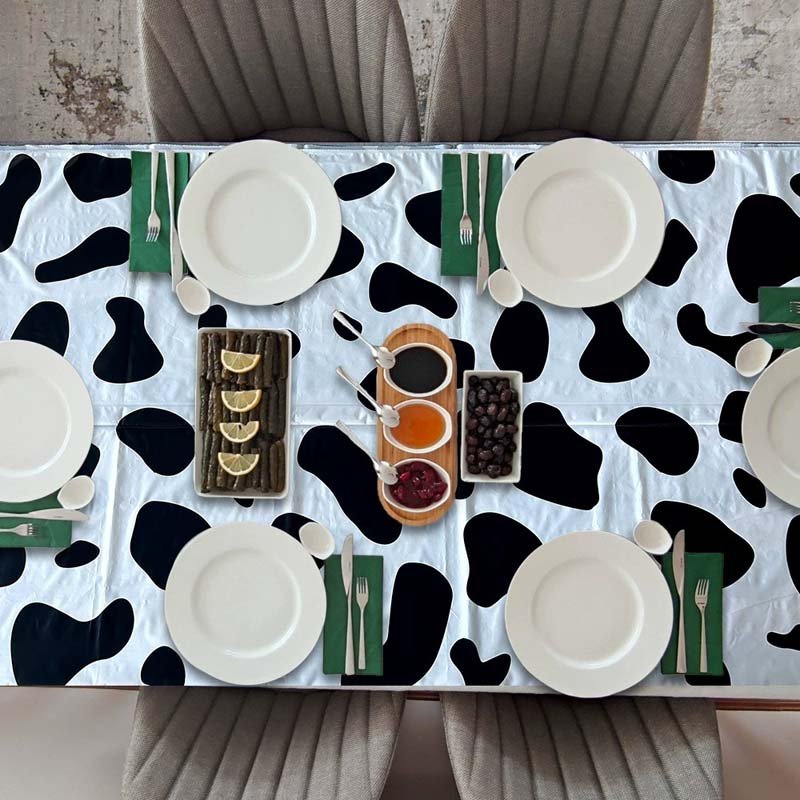 Cow Themed Tablecloth