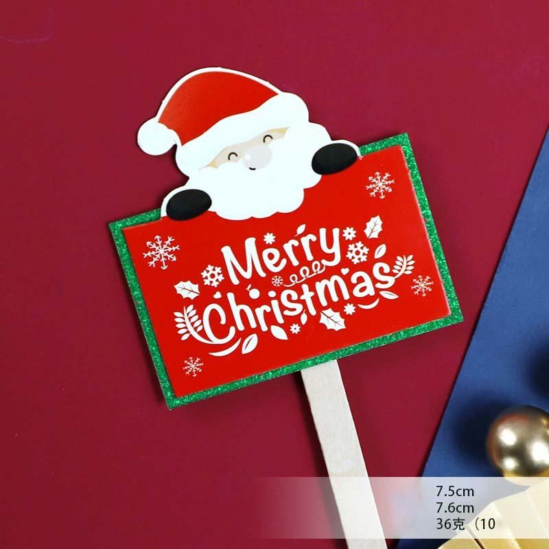 Christmas Cake Topper Set Wholesale - Festive Decorations for Holiday Treats - 图片 4