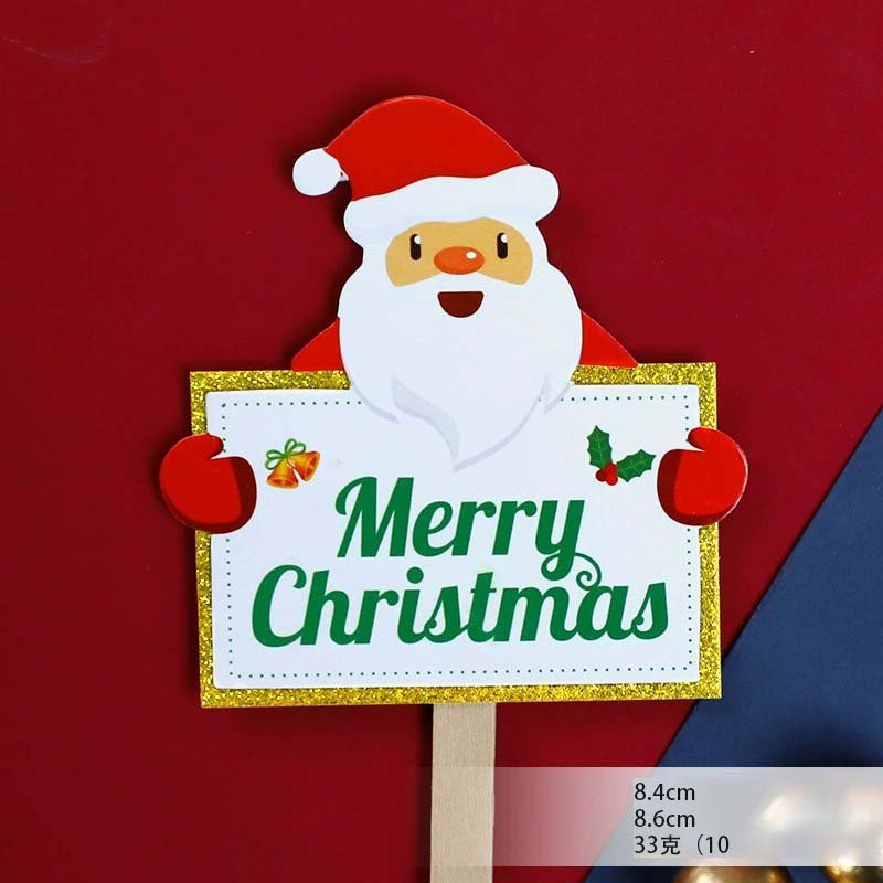 Christmas Cake Topper Set Wholesale - Festive Decorations for Holiday Treats - 图片 3