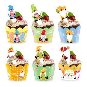 Easter faceless doll border + card insert version C Easter cake decorations