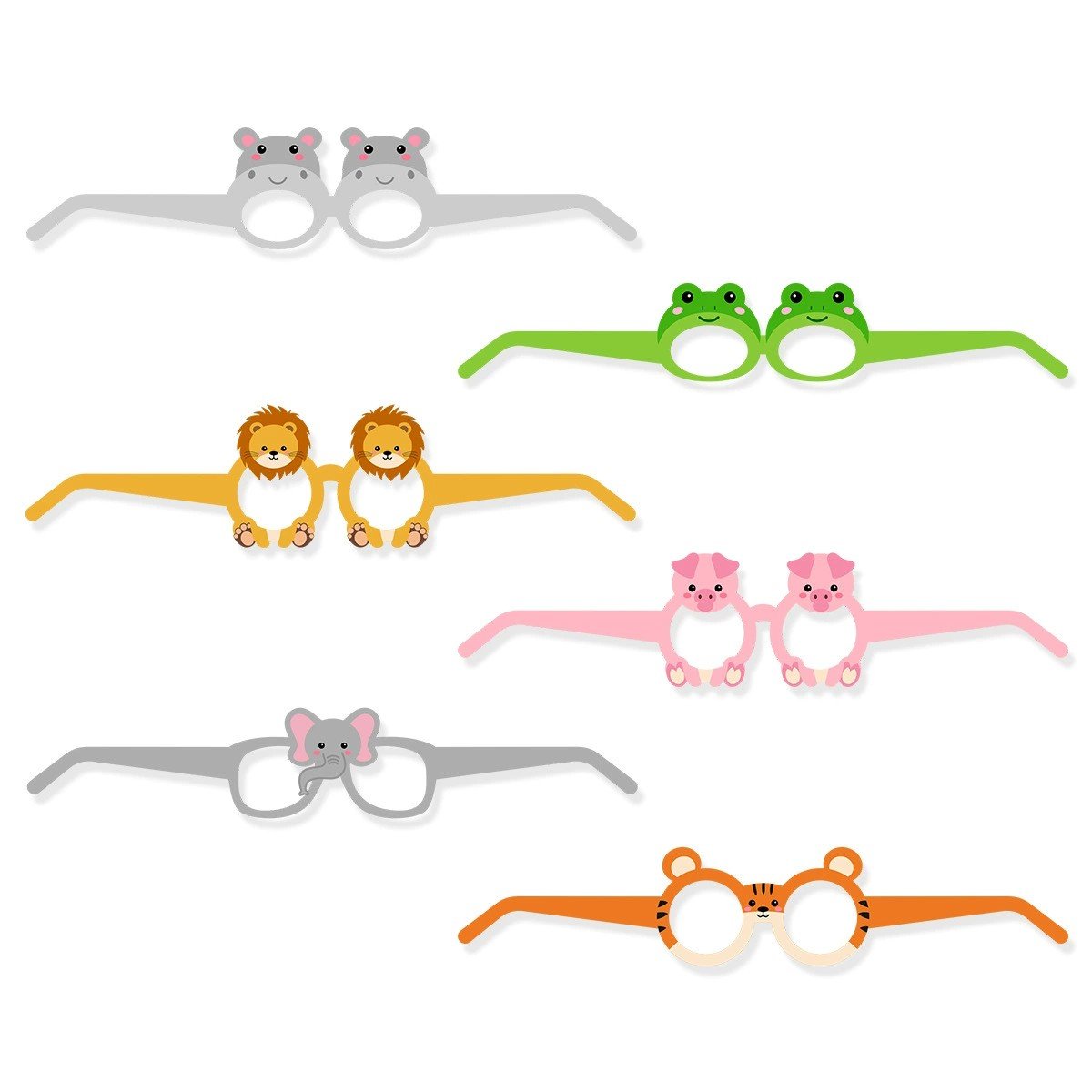 Farm Glasses Animals