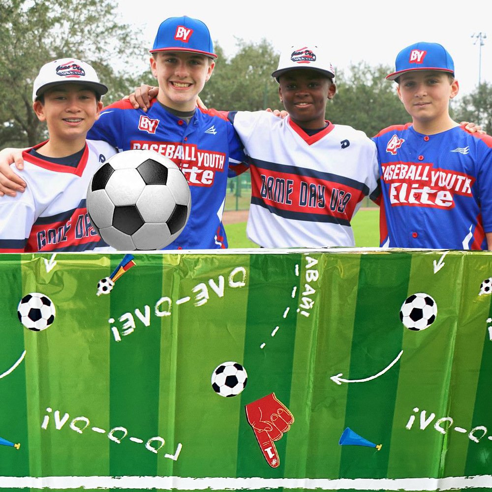 Football Birthday Tablecloth