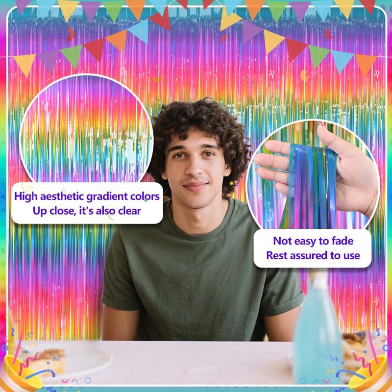 Gradient rain Gradient rain curtain