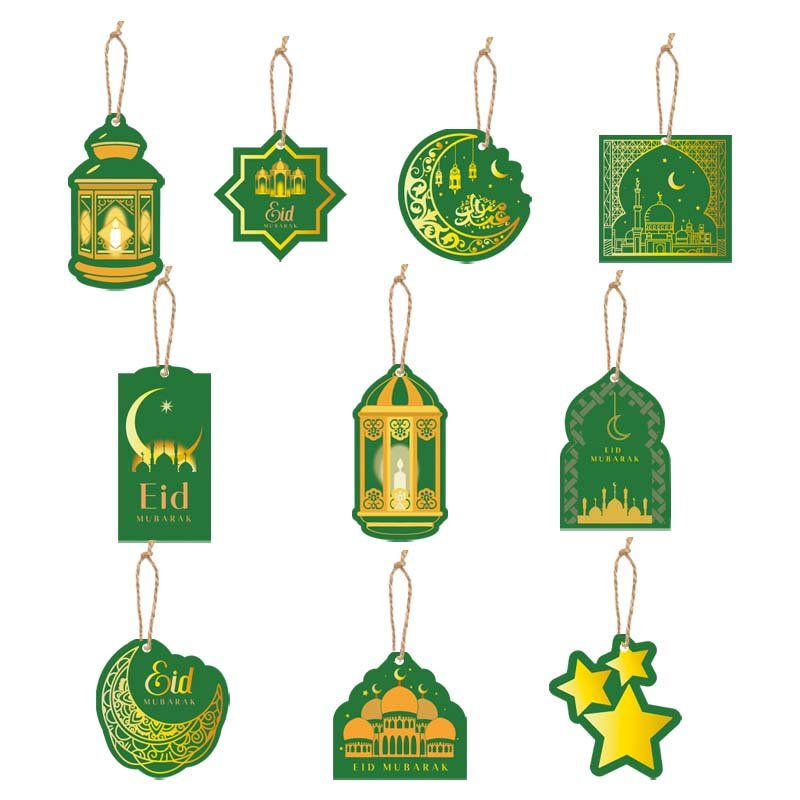 Eid Mubarak Hanging Ornaments Set