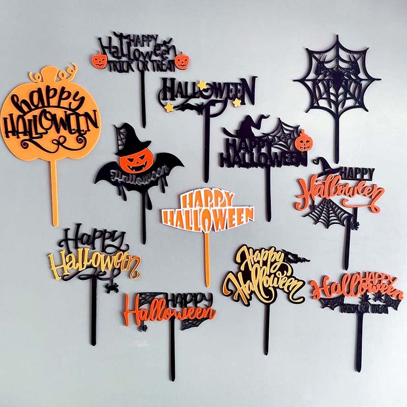 Halloween cake topers