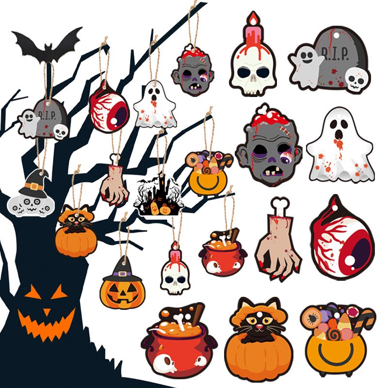 Halloween Hanging Ornaments Set