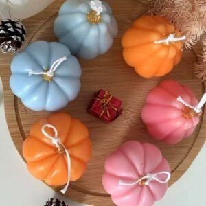 halloween pumpkin candles