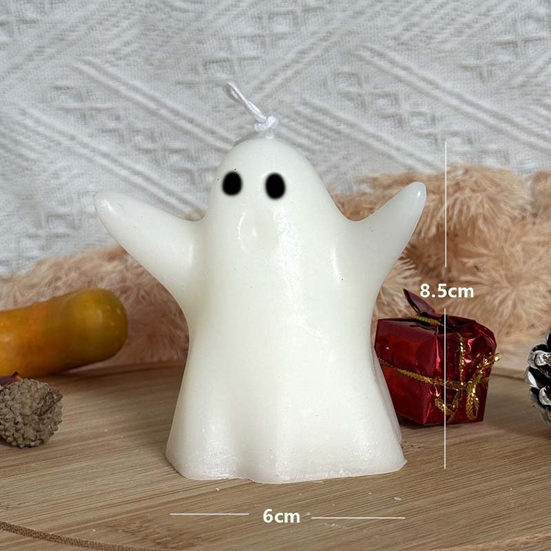 Halloween ghost candles