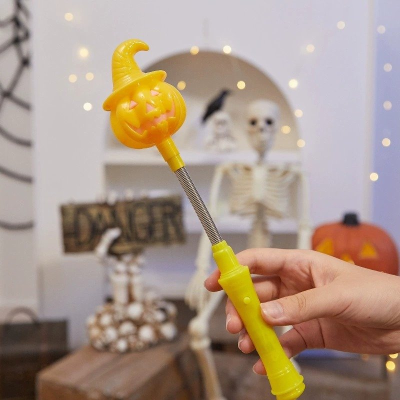 Halloween hand crank pumpkin Lights