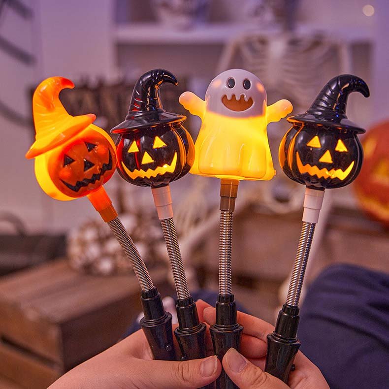 Halloween hand crank pumpkin Lights