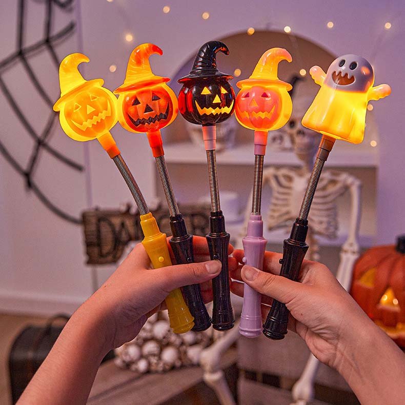 Halloween hand crank pumpkin Lights