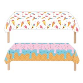 ice cream disposable tablecloth