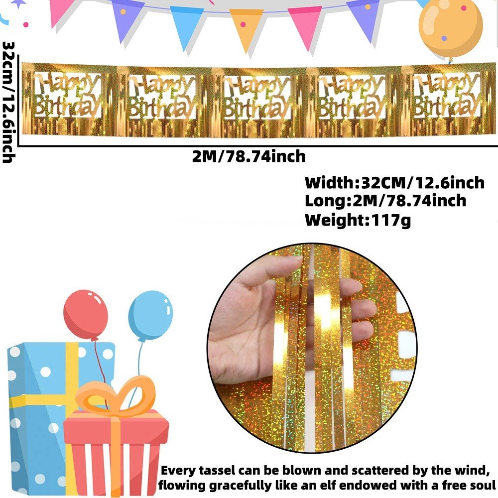 Laser Birthday Banner