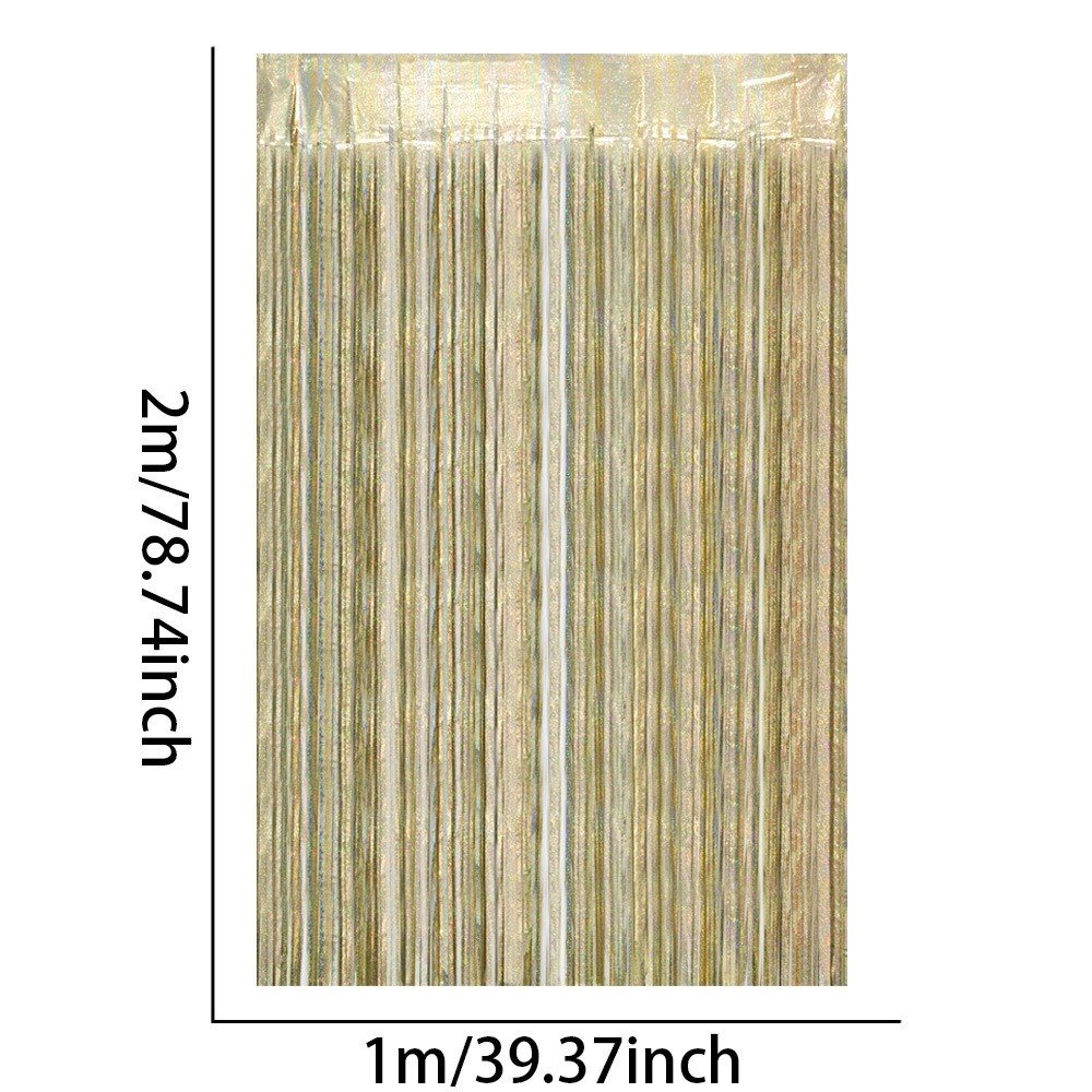 Stunning Laser Rain Curtain – Multiple Colors and Various Sizes for Event Decoration - 图片 4