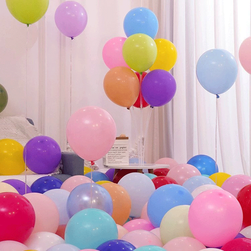 Round Macaroni Balloons – Soft Pastel Colors | Natural Latex | Multiple Sizes for Party & Event Decoration - Image 3