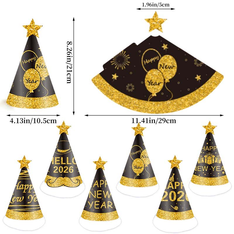 New Year Cone Hat Series