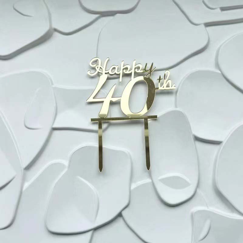 Acrylic Number Cake Topper Wholesale – Birthday Decoration – Image 8