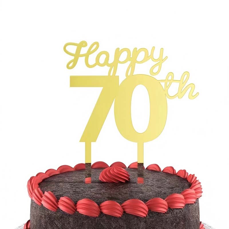 Acrylic Number Cake Topper Wholesale – Birthday Decoration – Image 3