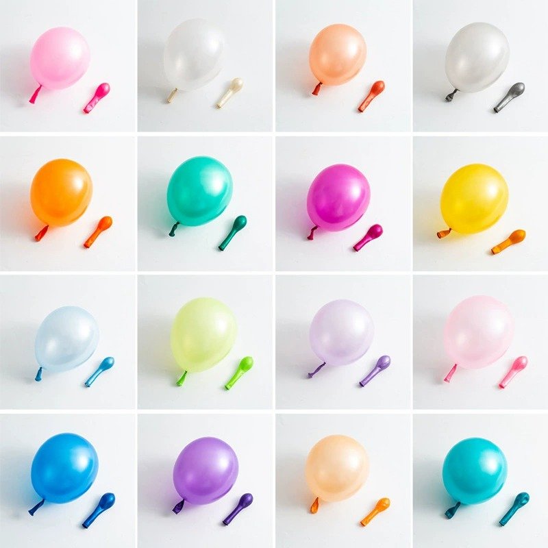 Round Pearlescent Balloons – Shiny Iridescent Finish | Multiple Sizes for Party, Wedding & Event Decoration - immagine 4