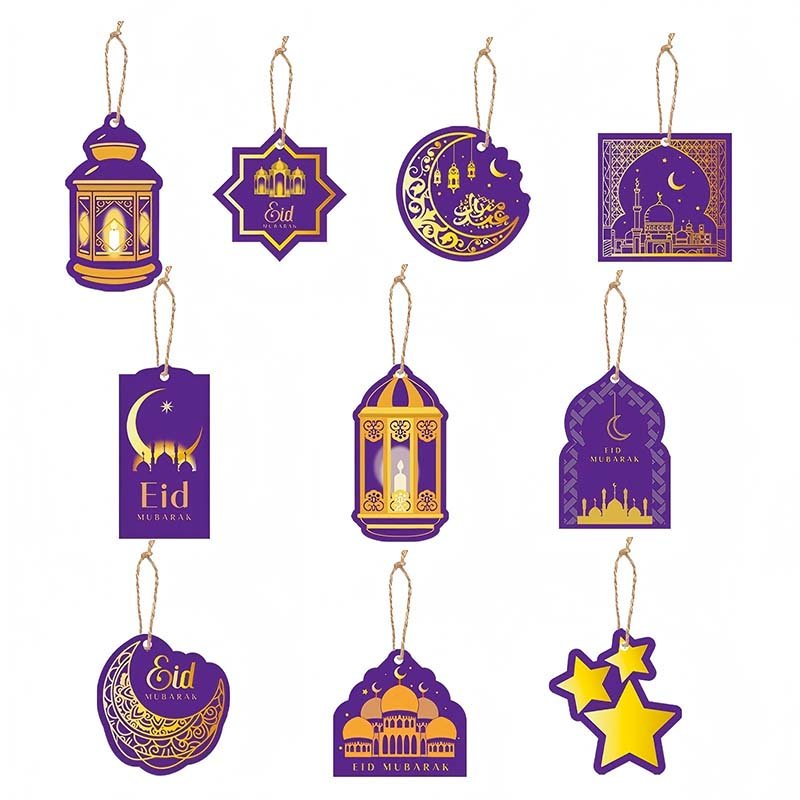 Eid Mubarak Hanging Ornaments Set