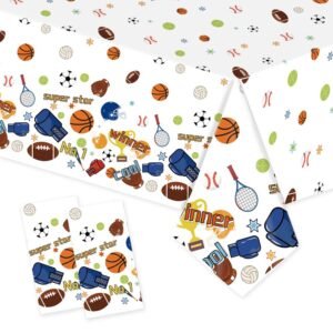 Sports Balls Theme Tablecloth