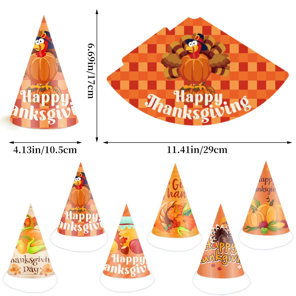 Thanksgiving Cone Hat Collection