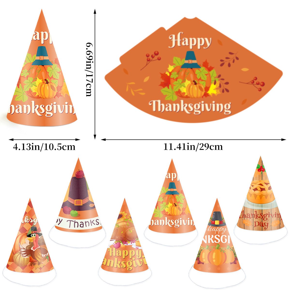 Thanksgiving Cone Hat Collection