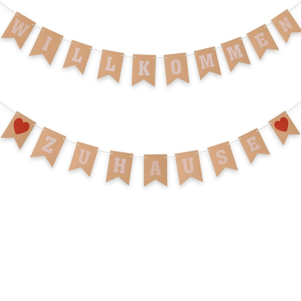 Welcome Home German Banners