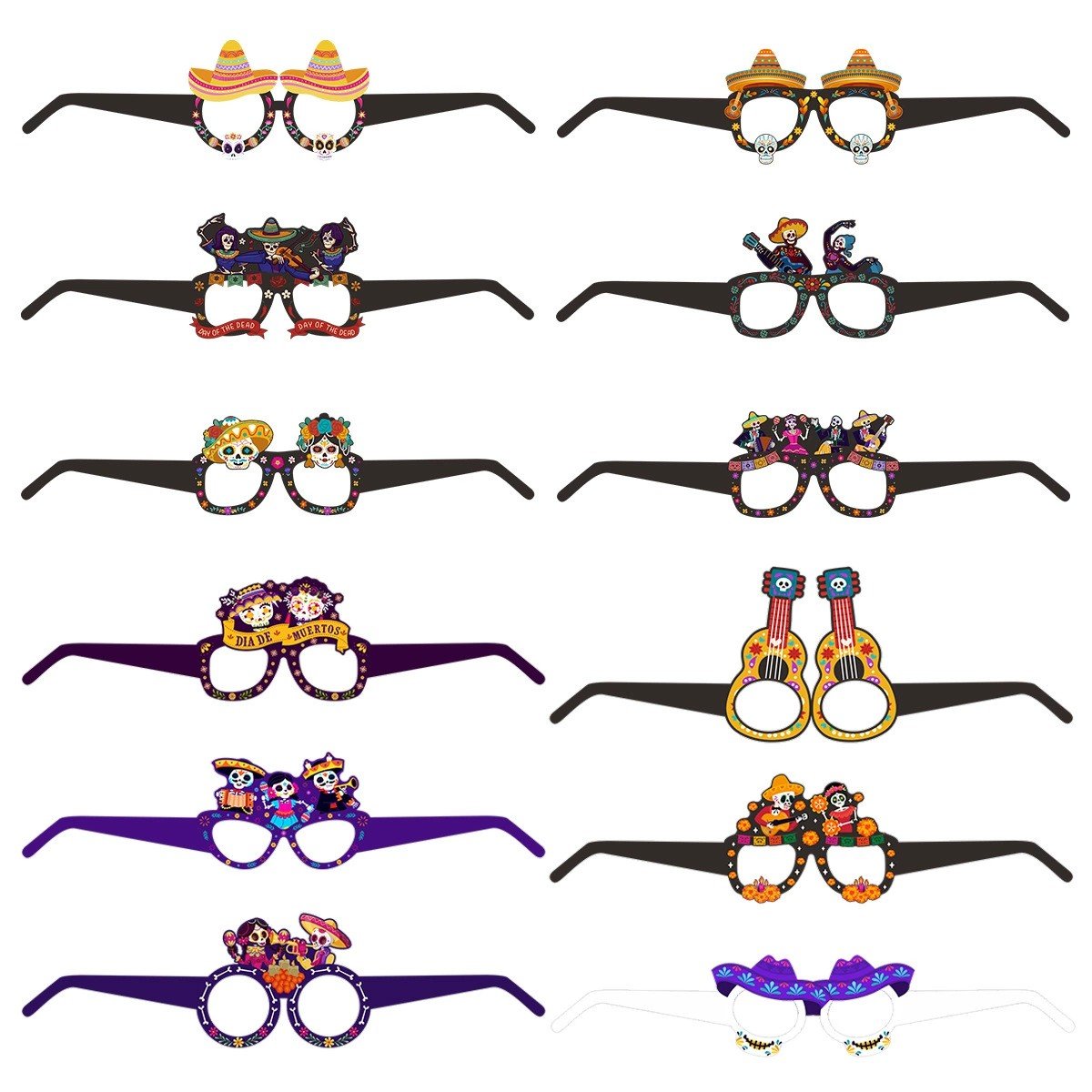 independence day paper glasses