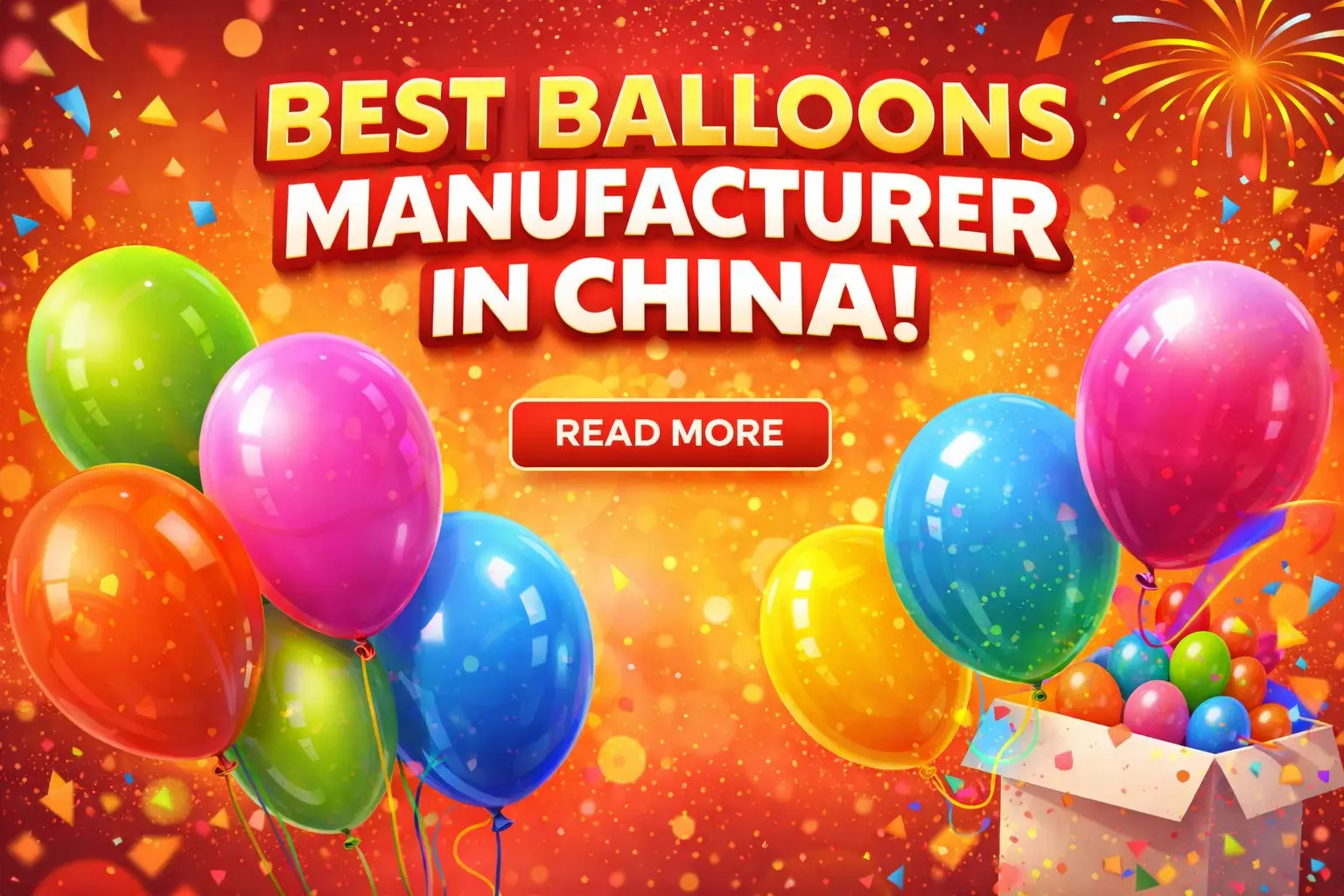 Balloons manufacturer in china