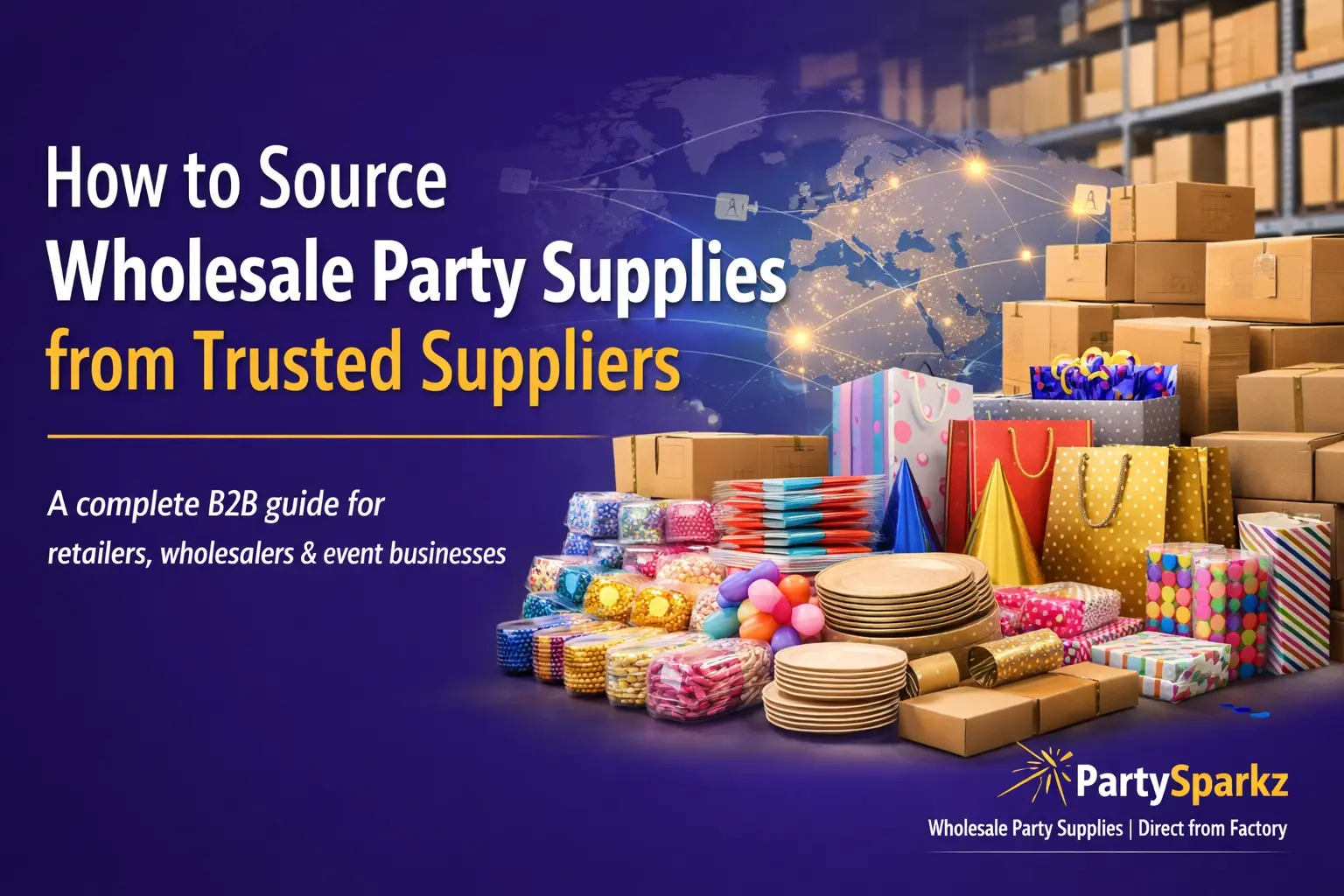 How to source wholesale party suppliers