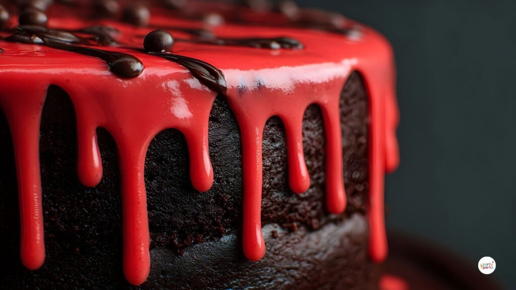 Bloody Drip Chocolate Cake
