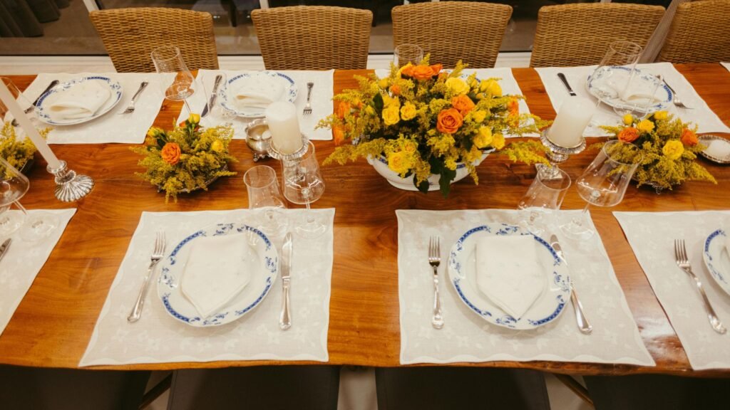 Serving as Decorative Bases for Centerpieces