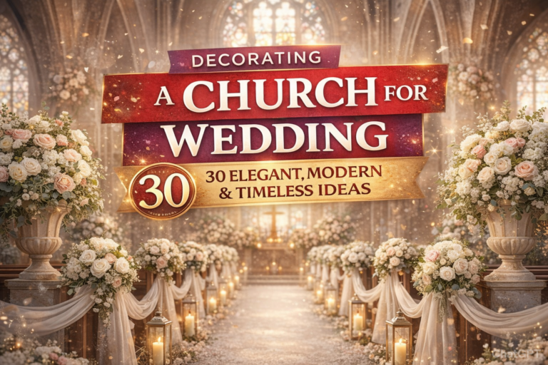 church wedding decoration ideas