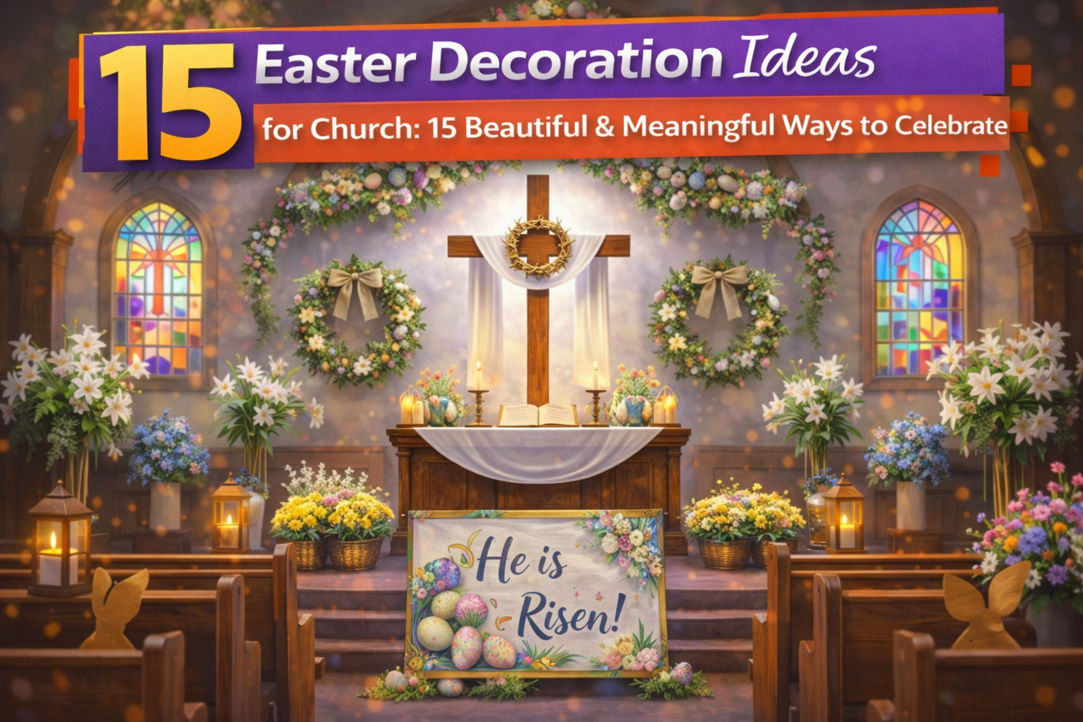 Easter Decoration Ideas for Church 15 Beautiful & Meaningful Ways to Celebrate