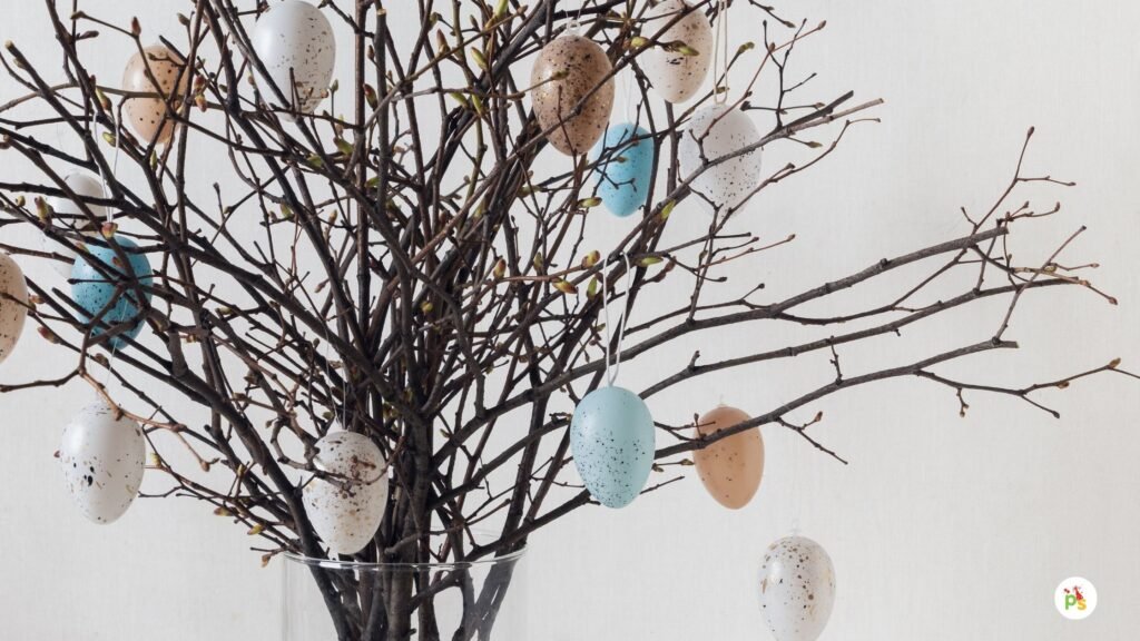 Hanging Easter Egg Tree