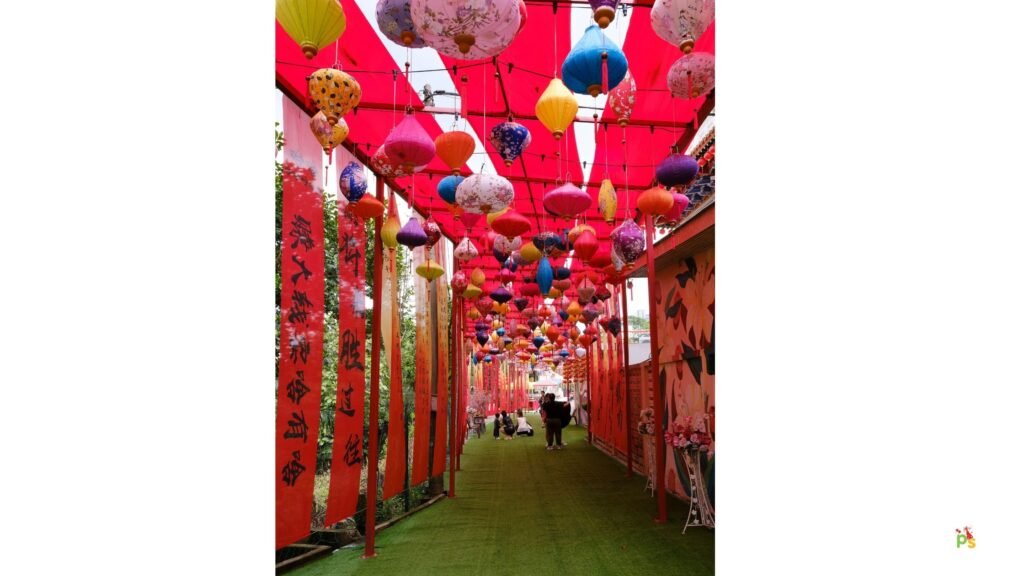 Pastel Lantern Pathway